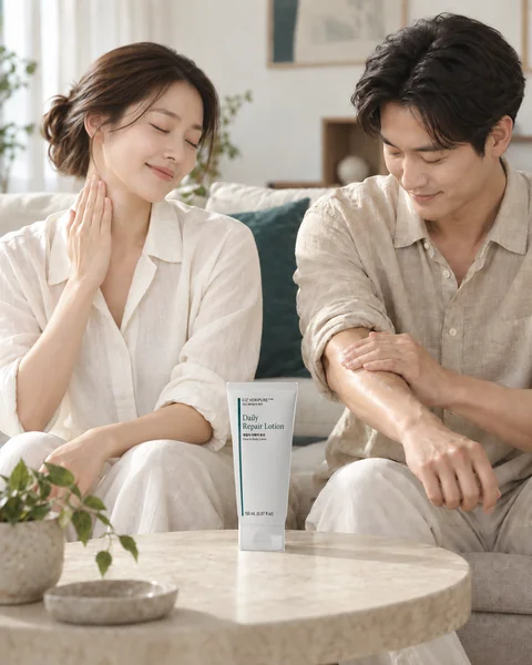 Illustrative model image — Daily Repair Lotion