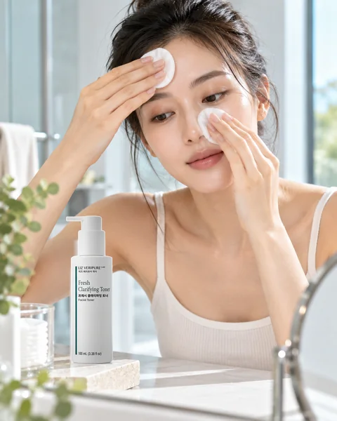 Illustrative model image — Fresh Clarifying Toner