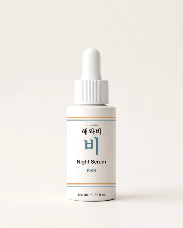 HAEWABI Night Serum · RAIN — rendering