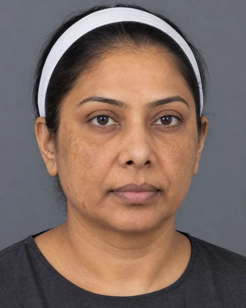 Illustrative image — Skin with an uneven-looking tone, view 2